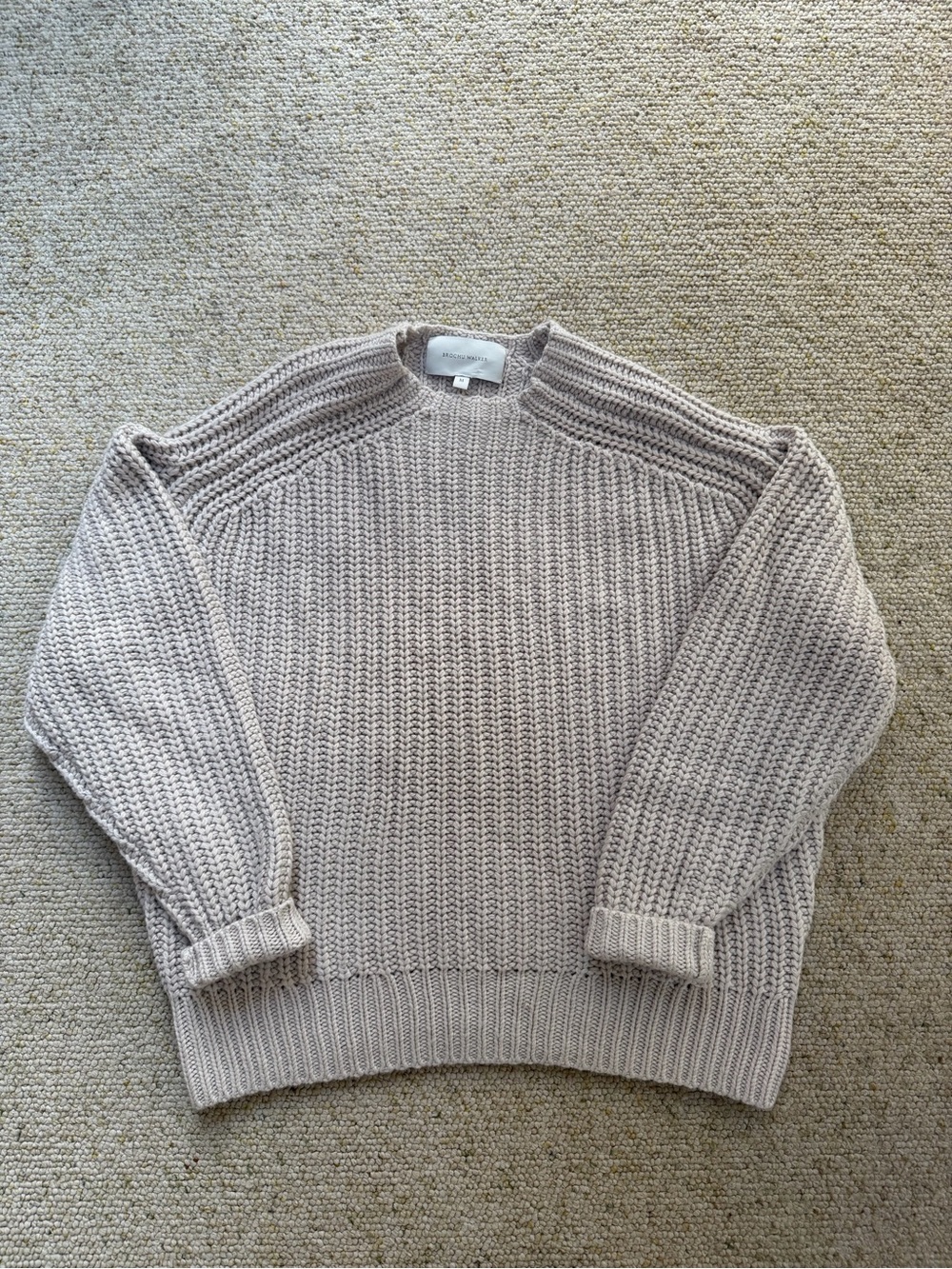 Brochu Walker Beckett Pullover Sweater In Cream - Picture 2 of 5